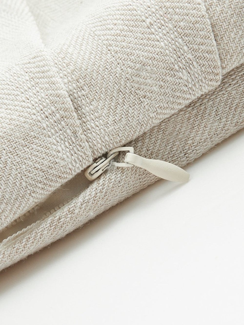 Commense Cream Wide-Leg Trousers with Draped Wrap Top Set - Picture 7 of 12